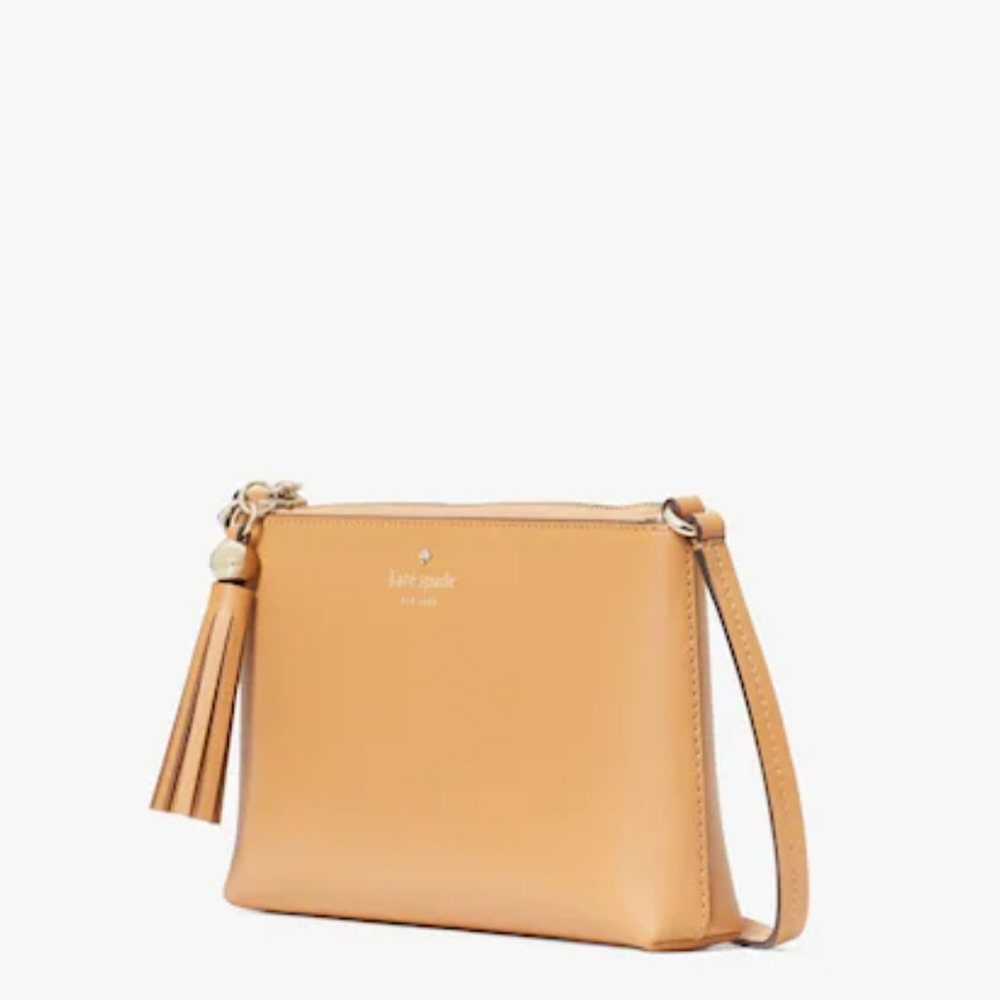 Kate Spade Ivy Street Amy Crossbody Bag Purse Tiramisu Mousse - Picture 4 of 16